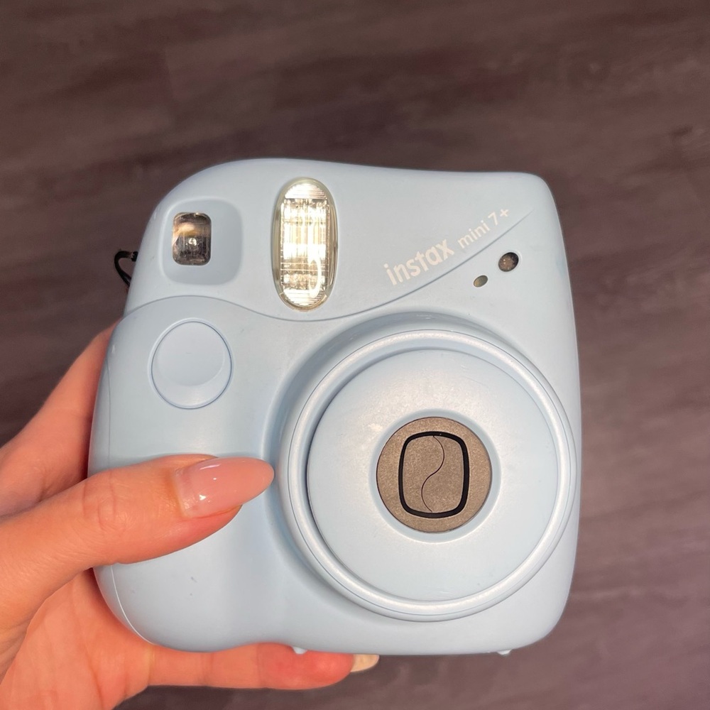 Instax Mini 7+ Camera in Soft Blue